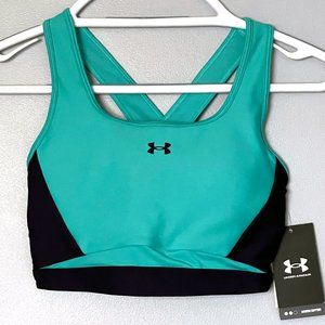 NEW Under Armour Women's Med Support Crossback Sports Bra Size Med